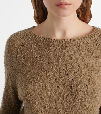 Kathy cotton bouclé sweater | The Row