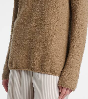 Kathy cotton bouclé sweater | The Row