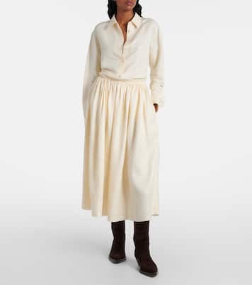 Camisa Ferrara de lino y seda | Gabriela Hearst
