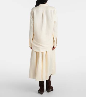 Camisa Ferrara de lino y seda | Gabriela Hearst
