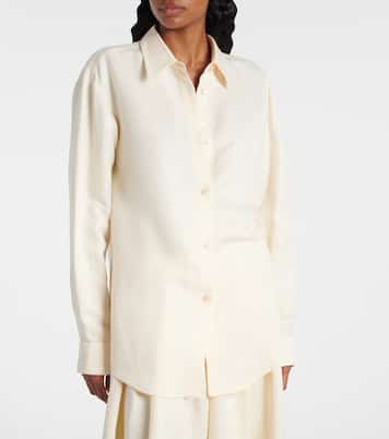 Camisa Ferrara de lino y seda | Gabriela Hearst