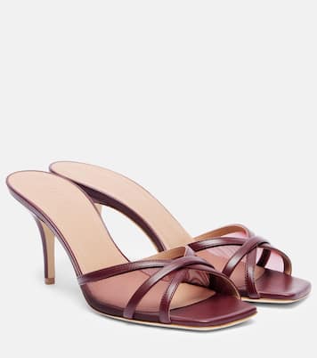Perla 70 레더 메쉬 뮬 | Malone Souliers