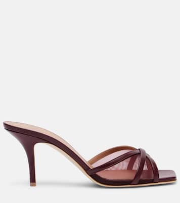 Perla 70 레더 메쉬 뮬 | Malone Souliers