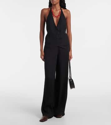 Suez pleated halterneck vest | Joseph
