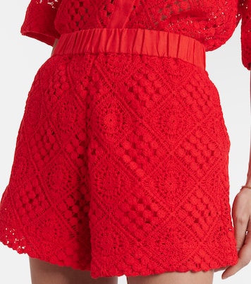 Shorts in crochet di misto cotone | SIR