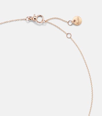 Nudo Mini 18kt rose gold pendant necklace with topaz and diamonds | Pomellato
