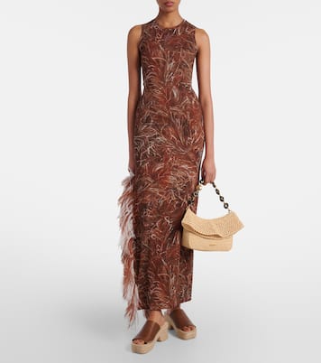 Paula's Ibiza raffia shoulder bag | Loewe