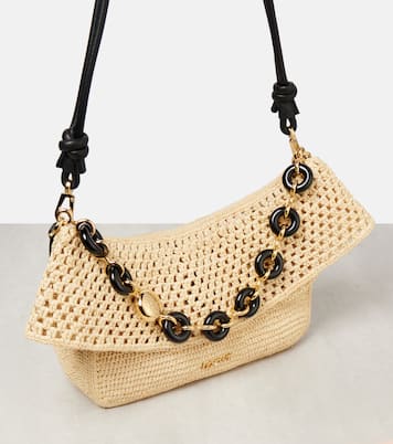 Paula's Ibiza raffia shoulder bag | Loewe