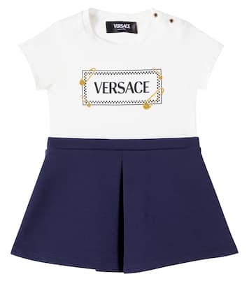 Bébé – Robe Safety Pin en coton | Versace Kids