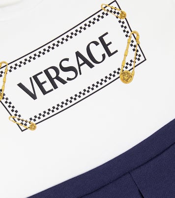 Bébé – Robe Safety Pin en coton | Versace Kids