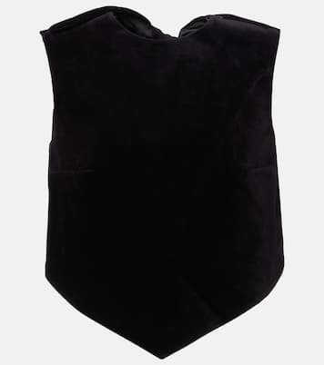 Cropped-Top aus Samt | Patou