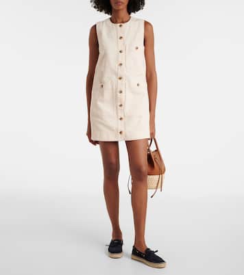 Oakley denim minidress | Veronica Beard
