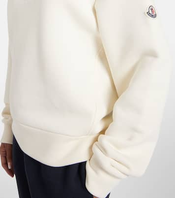 Sudadera en mezcla de algodón con logo | Moncler