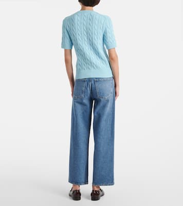 Cable-knit cotton cardigan | Polo Ralph Lauren