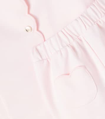 Baby scalloped cardigan and pants set | Tartine et Chocolat