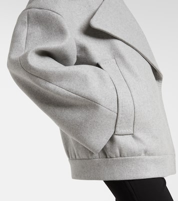 Oversize-Peacoat aus Wolle und Kaschmir | Balmain