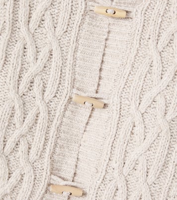 Maria cable-knit wool-blend cardigan | The New Society