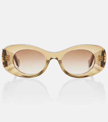 Gafas de sol ovaladas con anagrama | Loewe