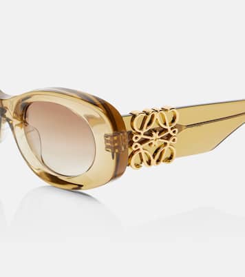 Gafas de sol ovaladas con anagrama | Loewe