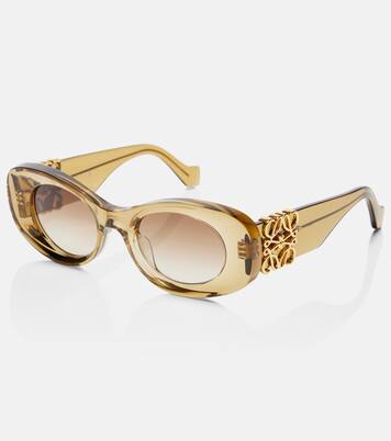 Gafas de sol ovaladas con anagrama | Loewe