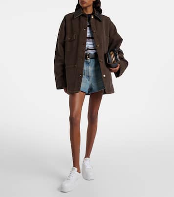 Baskets Downtown Bold en cuir | Prada