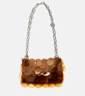 Sparkle Nano embellished shoulder bag | Rabanne