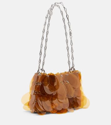 Sparkle Nano embellished shoulder bag | Rabanne
