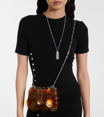 Sparkle Nano embellished shoulder bag | Rabanne