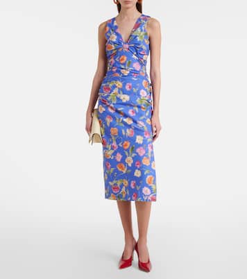 Midikleid aus einem Baumwollgemisch | Carolina Herrera