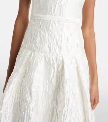 Bridal Vanilla Dreams satin corset gown | Rebecca Vallance