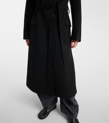 Wool and cashmere wrap coat | Acne Studios