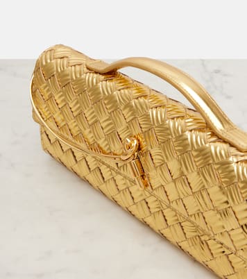 Clutch Andiamo aus Metallic-Leder | Bottega Veneta