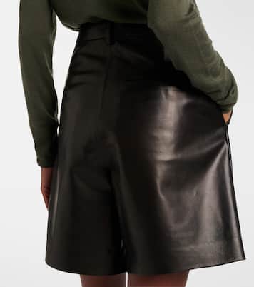 Suze leather shorts | Joseph