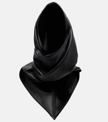 Leather hood | Nour Hammour