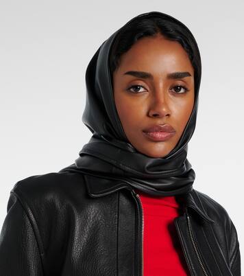 Leather hood | Nour Hammour