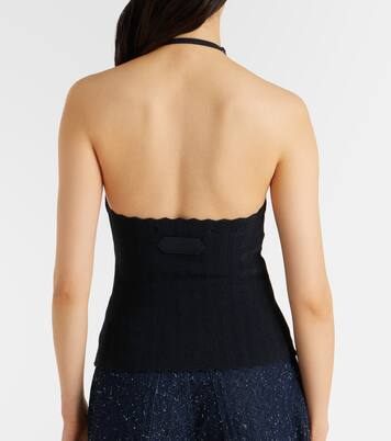 Tablier knitted halterneck top | Jacquemus