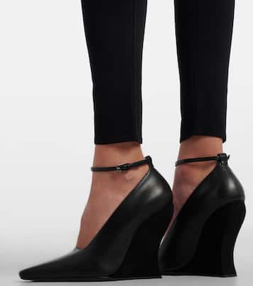 110 leather wedges | Alaïa