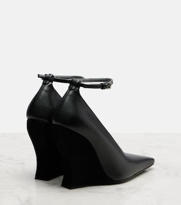 110 leather wedges | Alaïa