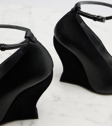 110 leather wedges | Alaïa