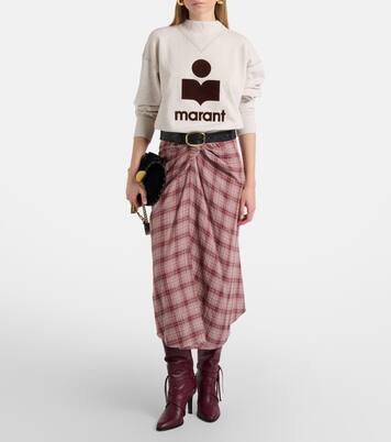 Moby logo cotton-blend sweatshirt | Marant Etoile