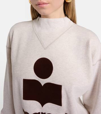 Moby logo cotton-blend sweatshirt | Marant Etoile