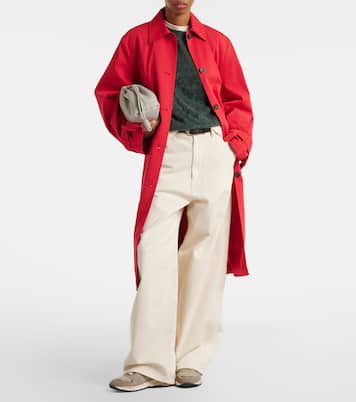 Running Dad leather and suede sneakers  | Golden Goose