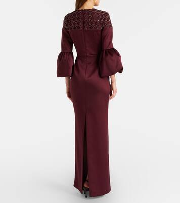Alora embellished satin gown | Rebecca Vallance