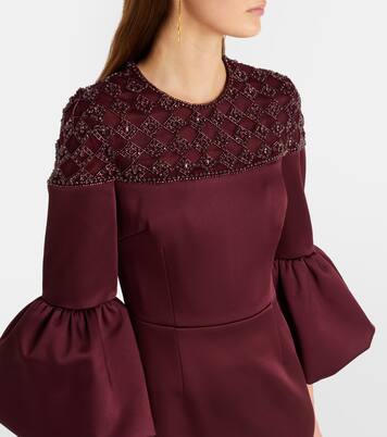 Alora embellished satin gown | Rebecca Vallance