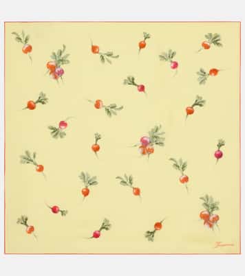 Raddish printed silk scarf | Jacquemus