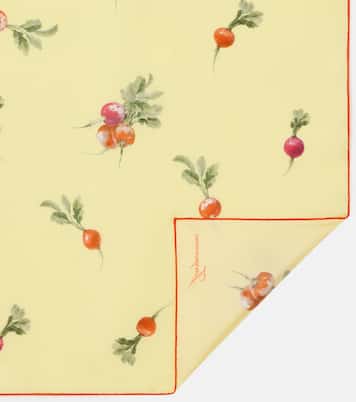 Raddish printed silk scarf | Jacquemus