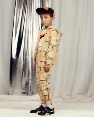 Printed cotton hoodie | Mini Rodini