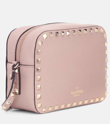 Borsa a tracolla Rockstud Small in pelle in Rosa Valentino Garavani Mytheresa