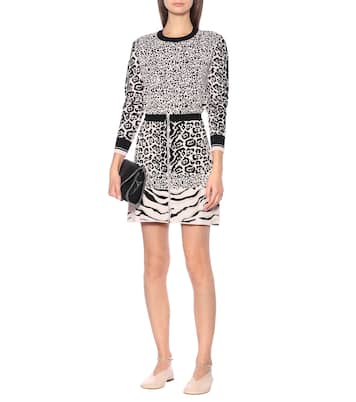 Falda de punto motivo jacquard | Stella McCartney