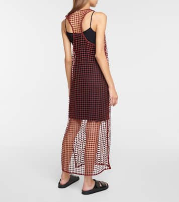 Mesh midi dress | Ganni